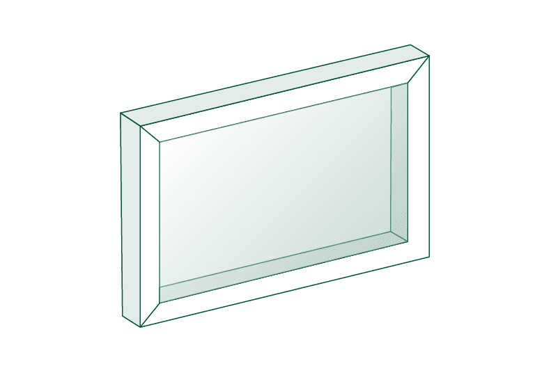 Kellerfenster Festverglast