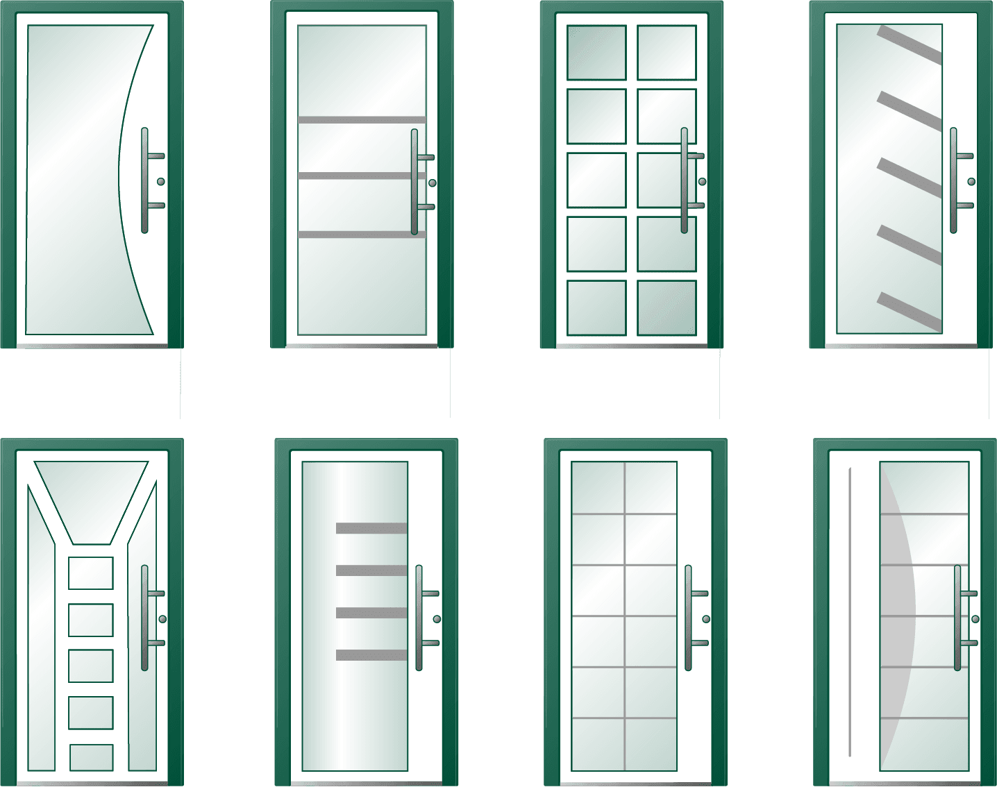 Haustüren Glastüren Designs