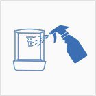 Wasserspender-Hygiene, Säuberung - Icon