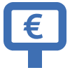 Zusatzkosten Preisschild (Icon)