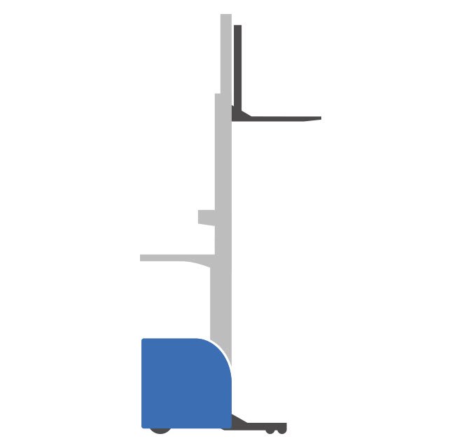 Schubmaststapler Modell Icon