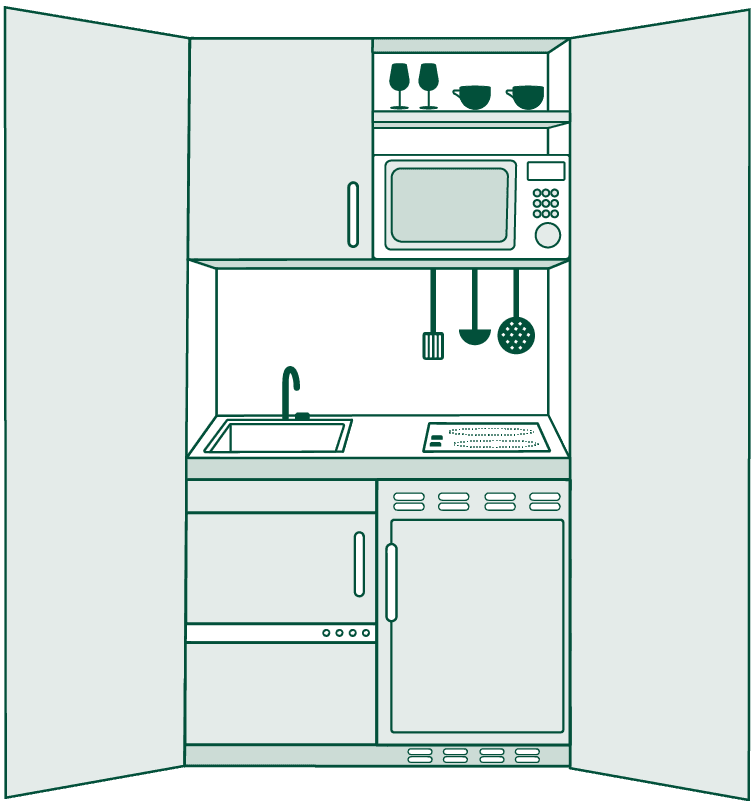Pantry- Schrankküche